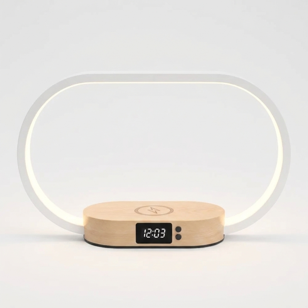 Réveil Simulateur d'Aube Bois & Chargeur Induction | NightRitual